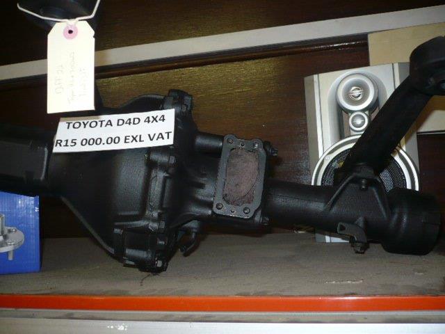 DIFFS FOR SALE: Toyota D4D 4x4